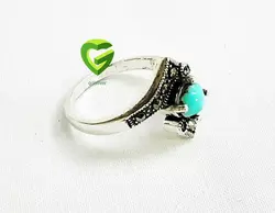 نیمست نقره فیروزه زیبا1کد1096