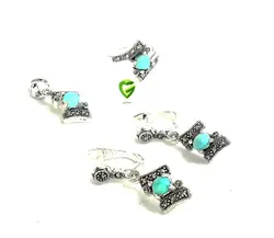 نیمست نقره فیروزه زیبا1کد1096