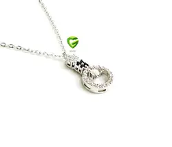 نیمست ریزنقره گردصورتی کد1090