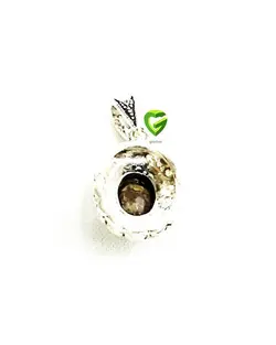 آویزنقره فیروزه کوچک کد1081