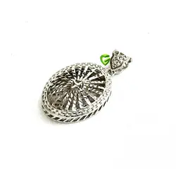 آویزنقره تراش آینه کد1035