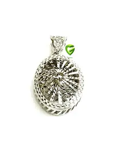 آویزنقره تراش آینه کد1035