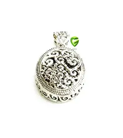 آویزنقره تراش ترمه کد1034