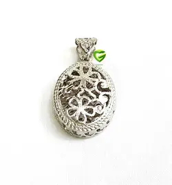 آویزنقره تراش دوگل کد1033