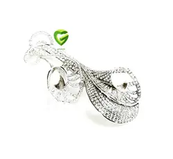 نیمست نقره نیلوفری کد1015