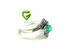 انگشترنقره فیروزه ریزشیک کد1121