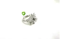 انگشترنقره سولیتر زیبا کد1006