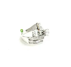 انگشترنقره سولیتر کد 1165