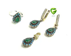 نیمست نقره عثمانی زمردکد963