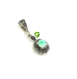 آویزنقره فیروزه نیشابورریز2 کد926