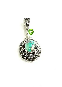 آویزنقره فیروزه دالبر کد911