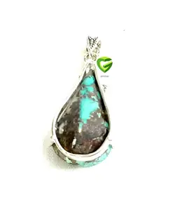 آویزنقره فیروزه اشک5 کد888