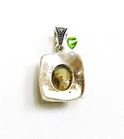 آویزنقره فیروزه شجر کد887