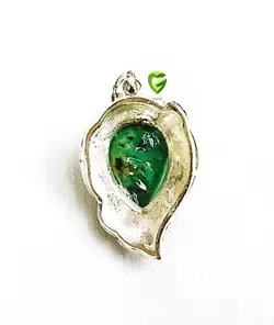 آویزنقره فیروزه درشت کد869