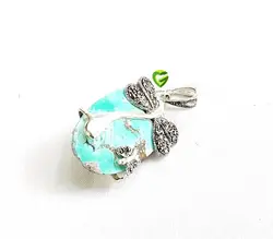 آویزنقره فیروزه سنجاقک کد1025