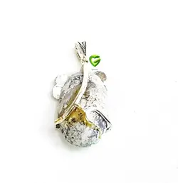 آویزنقره فیروزه سنجاقک کد1025