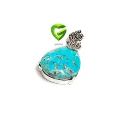 آویزنقره فیروزه کرمان کد825