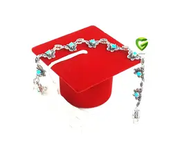 دستبندنقره فیروزه نیشابور کد818