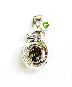 آویزنقره فیروزه قلب کد794