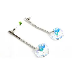 گوشواره سواروسکی بلند کد786