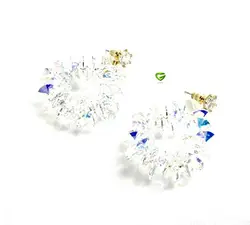 گوشواره سواروسکی گردی کد760