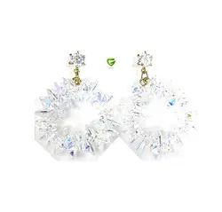 گوشواره سواروسکی گردی کد760