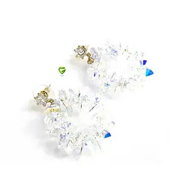 گوشواره سواروسکی گردی کد760