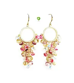 گوشواره سواروسکی کشکولی کد753