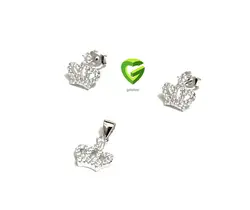 نیمست نقره تاج کد720