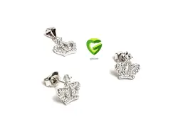 نیمست نقره تاج کد720