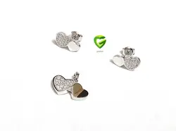 نیمست نقره دوقلب کد718