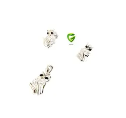 نیمست نقره جغدمشکی کد691