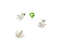 نیمست نقره پروانه2 کد649