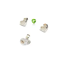 نیمست نقره قلبپر کد645