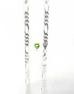 زنجیرنقره فیگارومتوسط کد 635