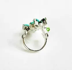 انگشتر نقره زنانه7 کد611