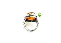 انگشترنقره مردانه عقیق کد559