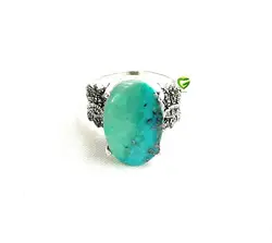 انگشتر نقره فیروزه7 کد554