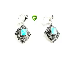 نیمست نقره فیروزه کد553