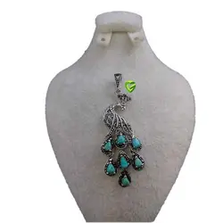 آویزنقره فیروزه اصل3 کد549