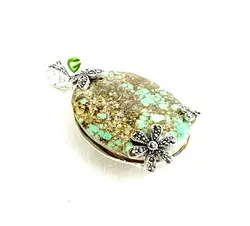 آویزنقره فیروزه اصل کد547