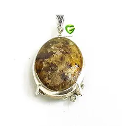 آویزنقره فیروزه اصل کد547