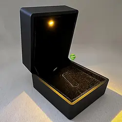 جعبه انگشترمشکی کد 523