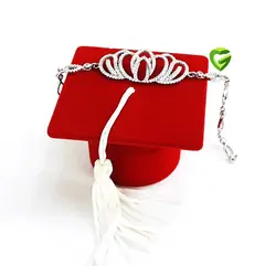 دستبندنقره طرح جواهر کد505