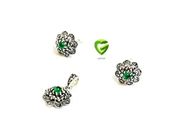 نیمست نقره سبزدالبر کد478