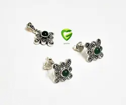 نیمست نقره لوزی کد476