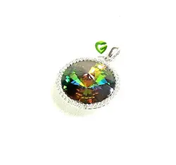 آویزسواروسکی نقره رنگی کد455