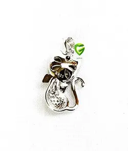 آویزسواروسکی نقره کد454