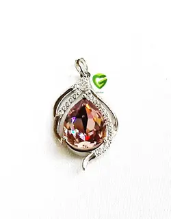 آویزسواروسکی نقره شیک کد437