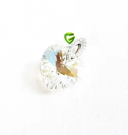 آویزسواروسکی نقره لوزی کد434